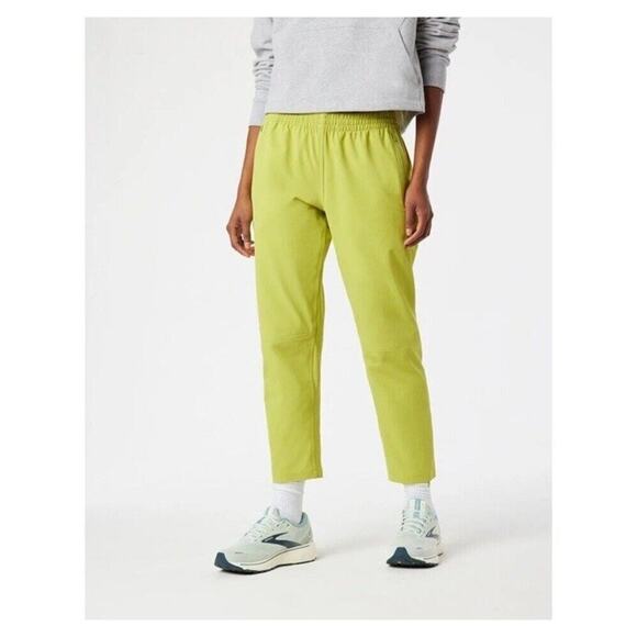 Outdoor Voices Rectrek Pants Green Apple Pull On Cropped Women’s Size XXXL NWT - Picture 1 of 9